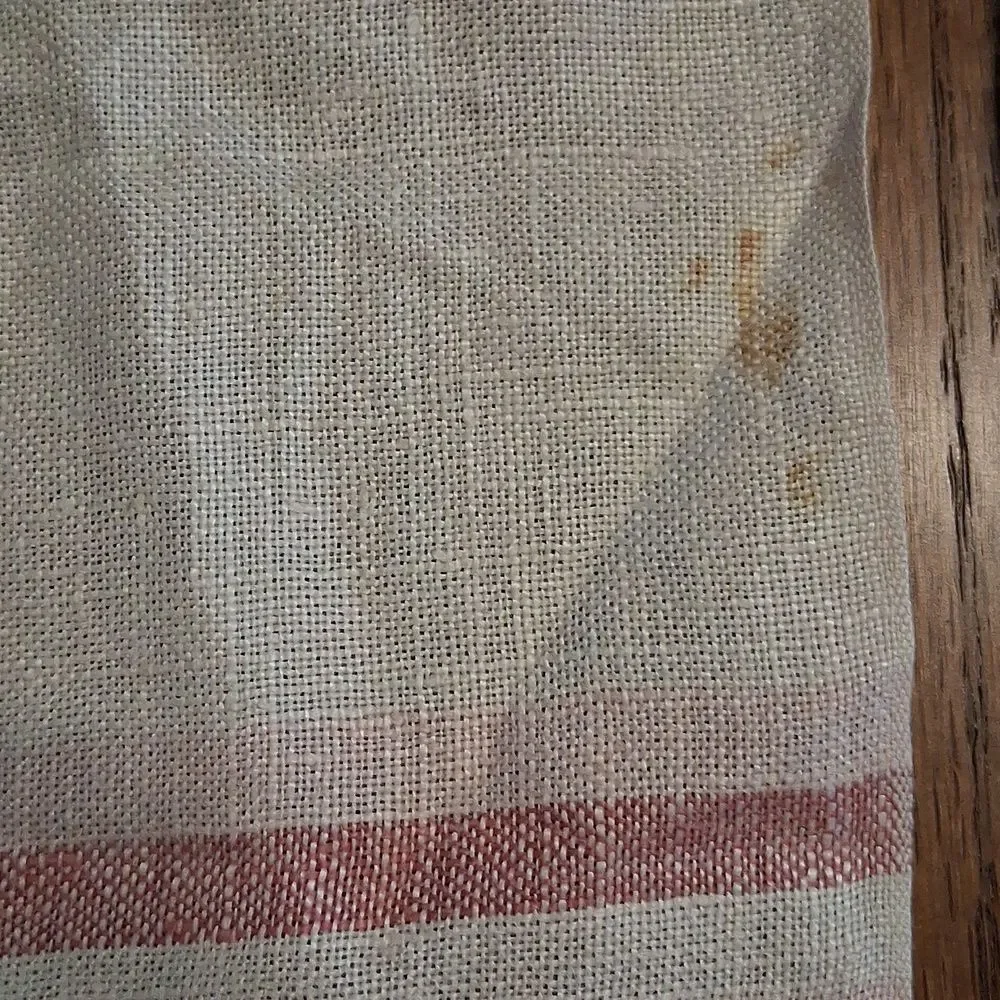 Vintage Embroidered Tea Towel & Crocheted Wash Cloth.‎